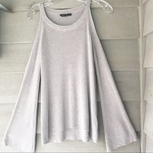 Olivaceous Cold Shoulder Top